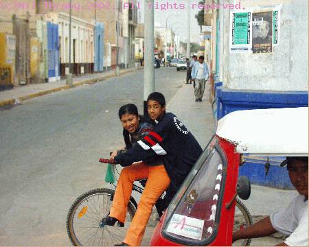 Mototaxi amb bicicleta